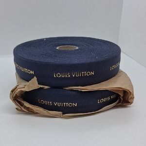 NWT 2 Rolls Of Louis Vuitton Blue Ribbon Roll 25 X 50m